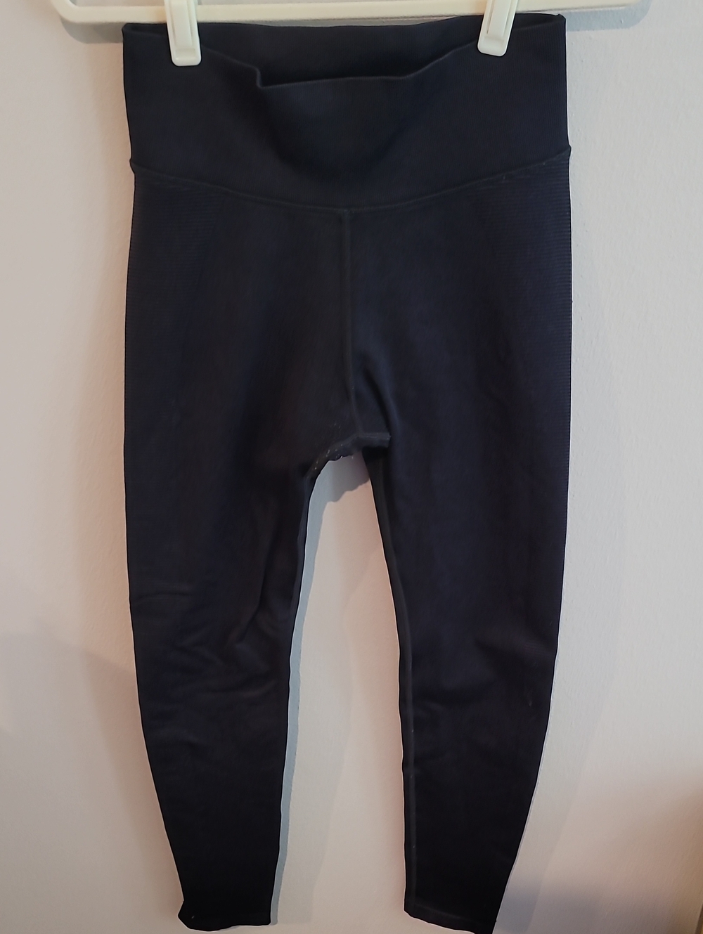 High-Rise Black Seamless Leggings for Women